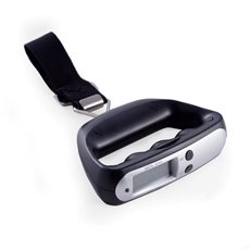 Luggage Scale with Selectable Pounds (lb) or Kilograms (kg) Display Weighs up to 100 lbs