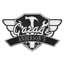 Garage Wing, Black/Silver, Black/Silver