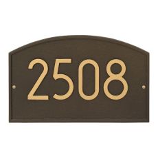 Legacy Modern Personalized Wall Plaque, Aged Bronze