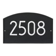 Legacy Modern Personalized Wall Plaque, Black/Silver