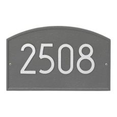 Legacy Modern Personalized Wall Plaque, Pewter/Silver