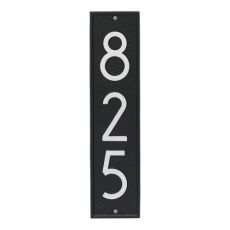 Delaware Modern Personalized Vertical Wall Plaque, Oil Rubbed Bronze