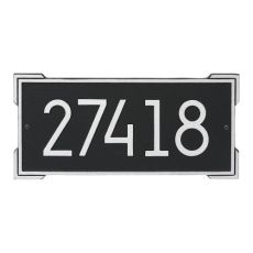 Roanoke Modern Personalized Wall Plaque, Oil Rubbed Bronze