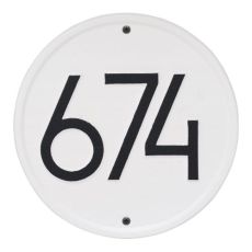 Round Modern Personalized Wall Plaque, Coastal Clay