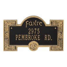 Failte Plaque, Green Gold