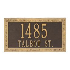 Celtic Cornerstone Plaque, Bronze Gold