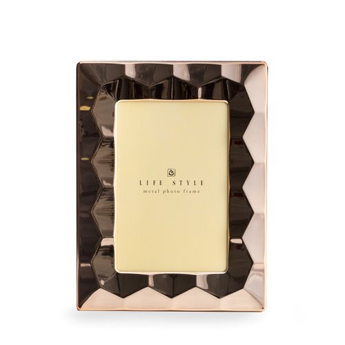 Copper Plated 4x6 Picture Frame with Easel Back