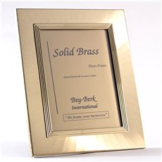 Brass 4x6 Picture Frame with Easel Back