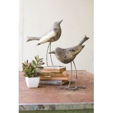 Metal Birds - Rustic Grey Set of 2