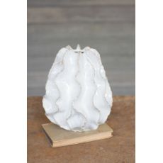 Ceramic Ruffle Vase - Small