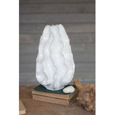 Ceramic Ruffle Vase - Large