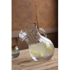 Ribbed Tilted Pitcher