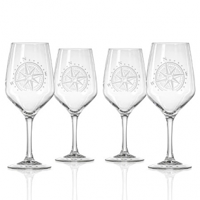 Compass Star 19.5oz Red Wine | Set OF 4