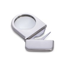 Stainless Steel Magnifier with Letter Opener
