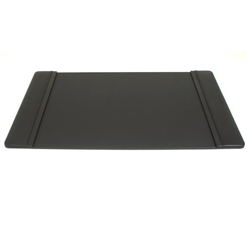 Black Leather 20x34 Desk Pad