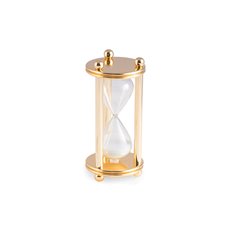 Gold Plated 5 Minute Sand Timer