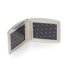 Silver Plated Perpetual Calendar and 2x3 Picture Frame with Sold Back