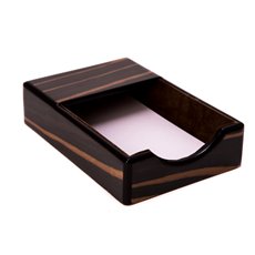Ebony Wood 4x6 Memo Pad
