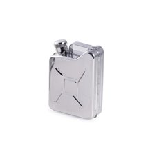 6 oz Stainless Steel Jerry Can Flask