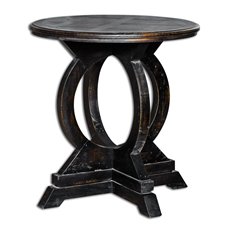 Uttermost Maiva Black Accent Table