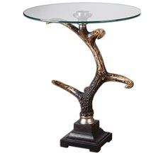 Uttermost Stag Horn Accent Table