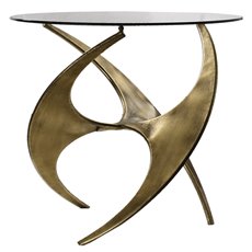 Uttermost Graciano Glass Accent Table