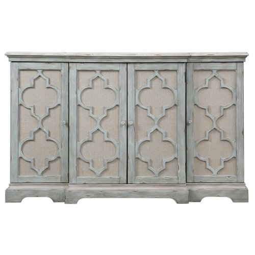 Uttermost Sophie 4 Door Grey Cabinet