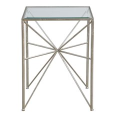 Uttermost Silvana Silver Side Table