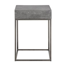 Uttermost Jude Concrete Accent Table