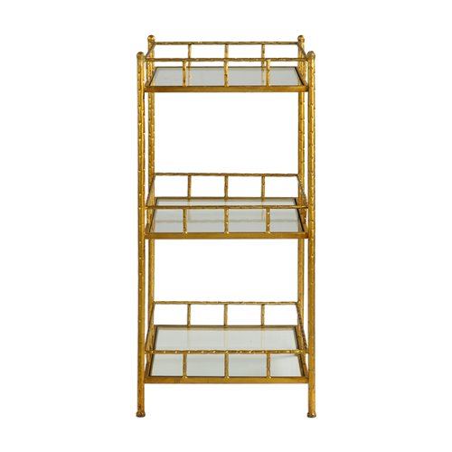 Uttermost Tilly Gold Accent Shelf Table