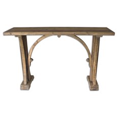 Uttermost Genessis Reclaimed Wood Console Table