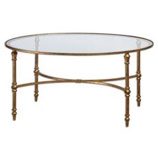 Uttermost Vitya Glass Coffee Table