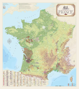  France Wine of Ages – Vin d’Ages Artistic Map