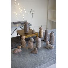 River Rock Nativity Scene Set of 12