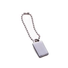 Silver Plated Engraving ID Tag