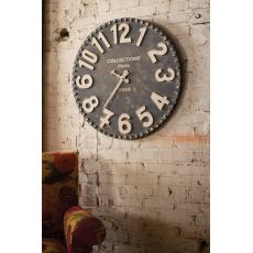 Black And White Wooden Wall Clock