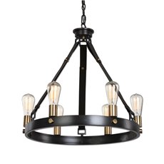 Uttermost Marlow 6 Light Antique Bronze Chandelier