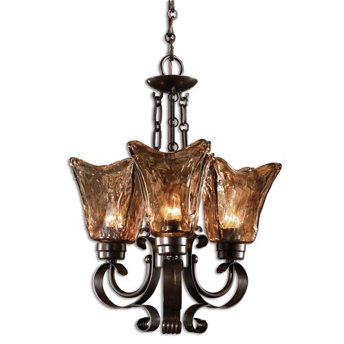 Uttermost Vetraio 3Lt Oil Rubbed Bronze Chandelier