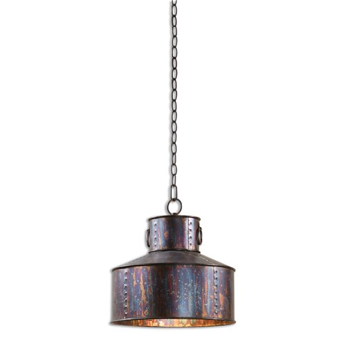 Uttermost Giaveno 1 Light Oxidized Bronze Pendant