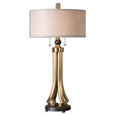 Uttermost Selvino Brushed Brass Table Lamp