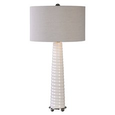 Uttermost Mavone Gloss White Table Lamp