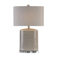 Uttermost Modica Taupe Ceramic Lamp