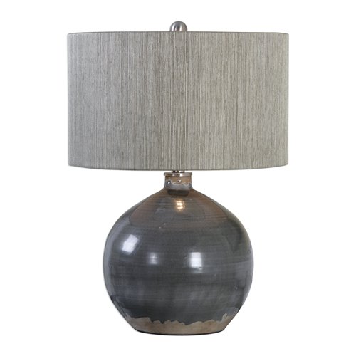 Uttermost Vardenis Gray Ceramic Lamp
