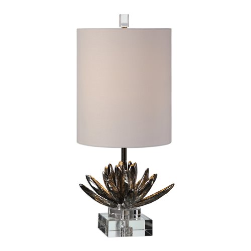 Uttermost Silver Lotus Accent Lamp