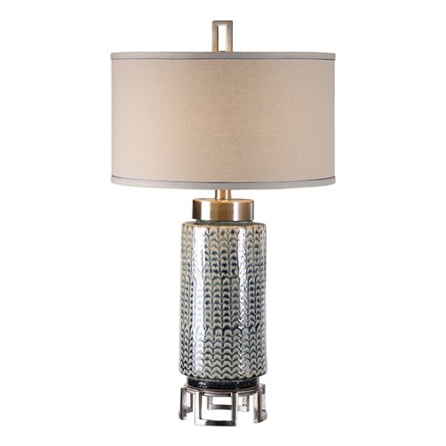 Uttermost Vanora Cerulean Blue Table Lamp
