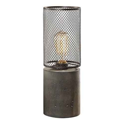 Uttermost Ledro Thick Concrete Lamp