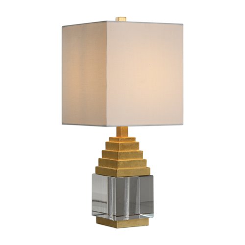 Uttermost Anubis Crystal Cube Lamp