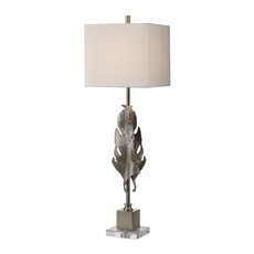 Uttermost Luma Metallic Silver Lamp