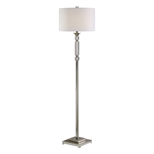 Uttermost Volusia Nickel Floor Lamp