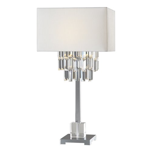 Uttermost Resana Polished Nickel Lamp